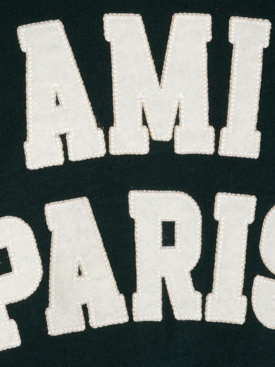 AMI Paris T-Shirts And Polos Green Donkergroen