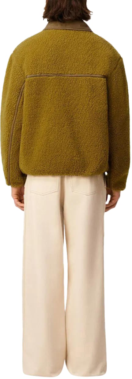 AMI Paris veste zippee en polaire Groen