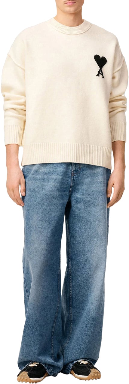 AMI Paris WIDE FIT JEANS BLUE Blauw