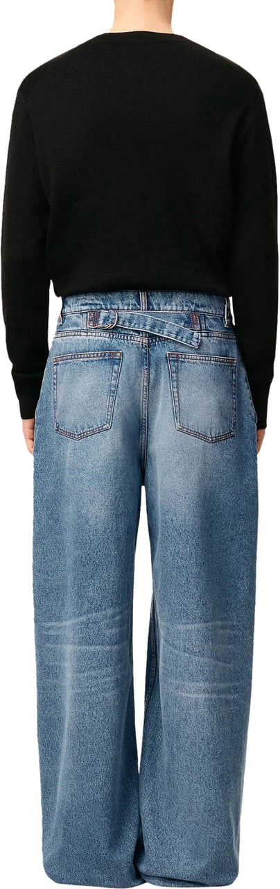 AMI Paris WIDE FIT JEANS BLUE Blauw