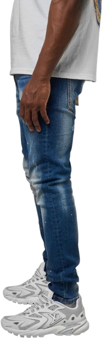 Amicci Heren Jeans Blauw