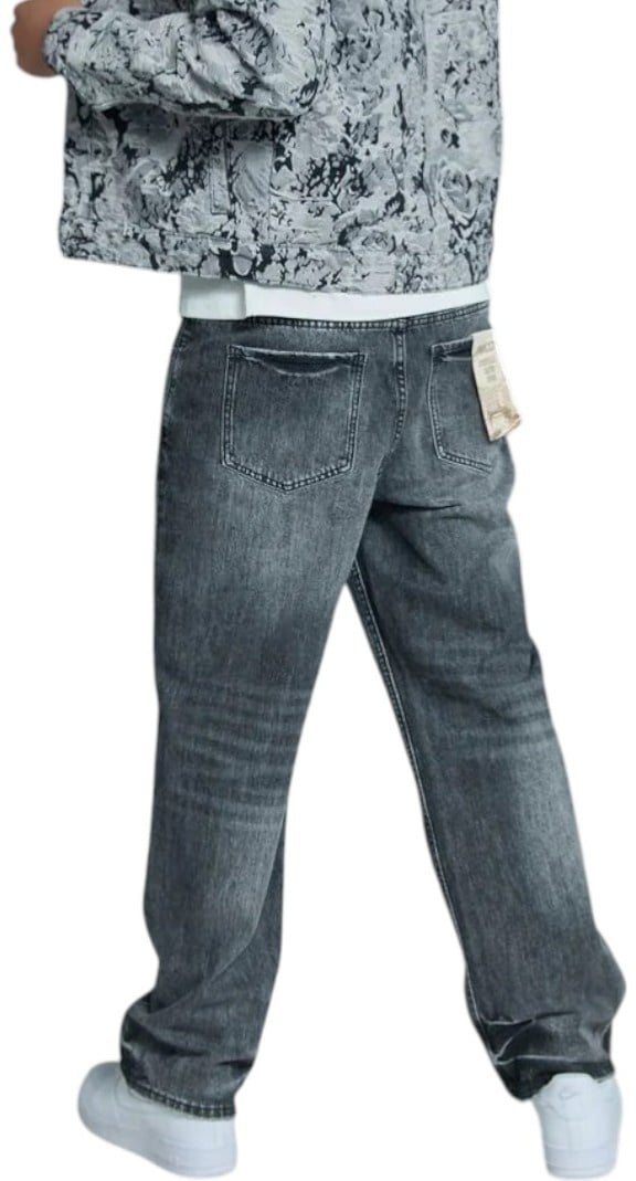 Amicci Heren Jeans Grijs