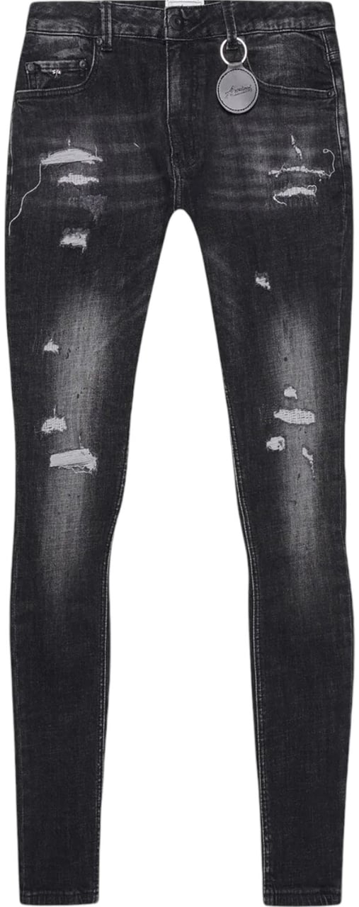 Amicci Heren Jeans Zwart