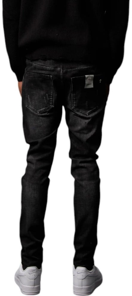 Amicci Heren Jeans Zwart