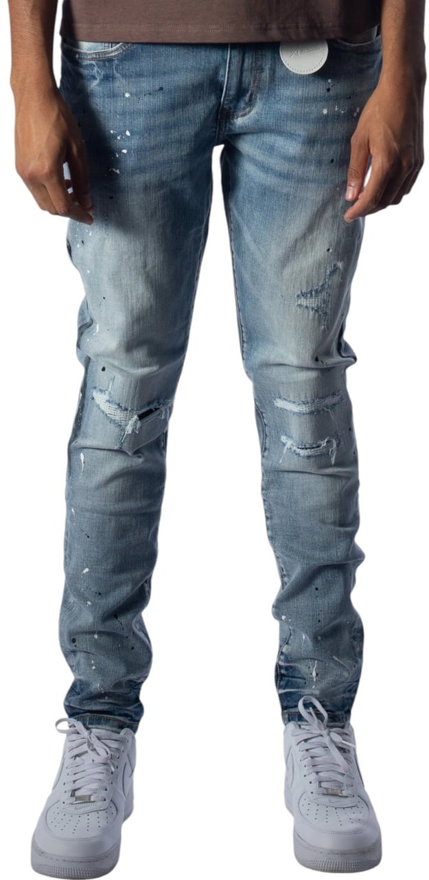 Amicci Heren Jeans Blauw