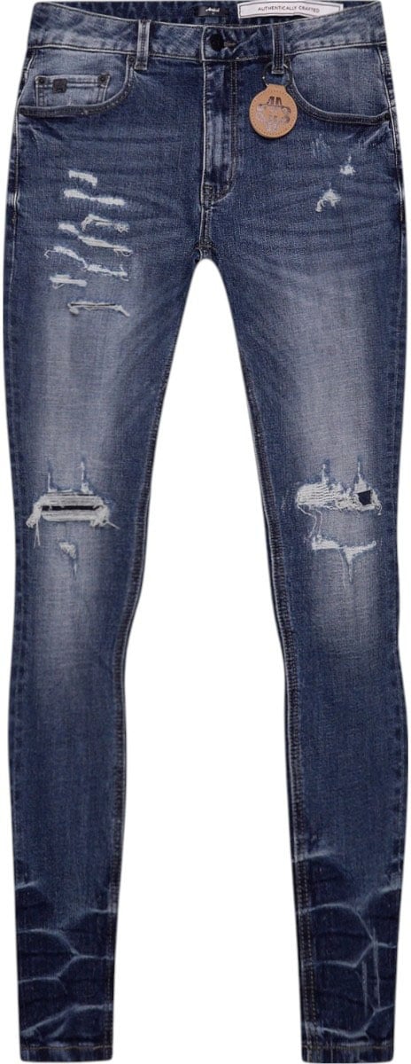Amicci Heren Jeans Blauw