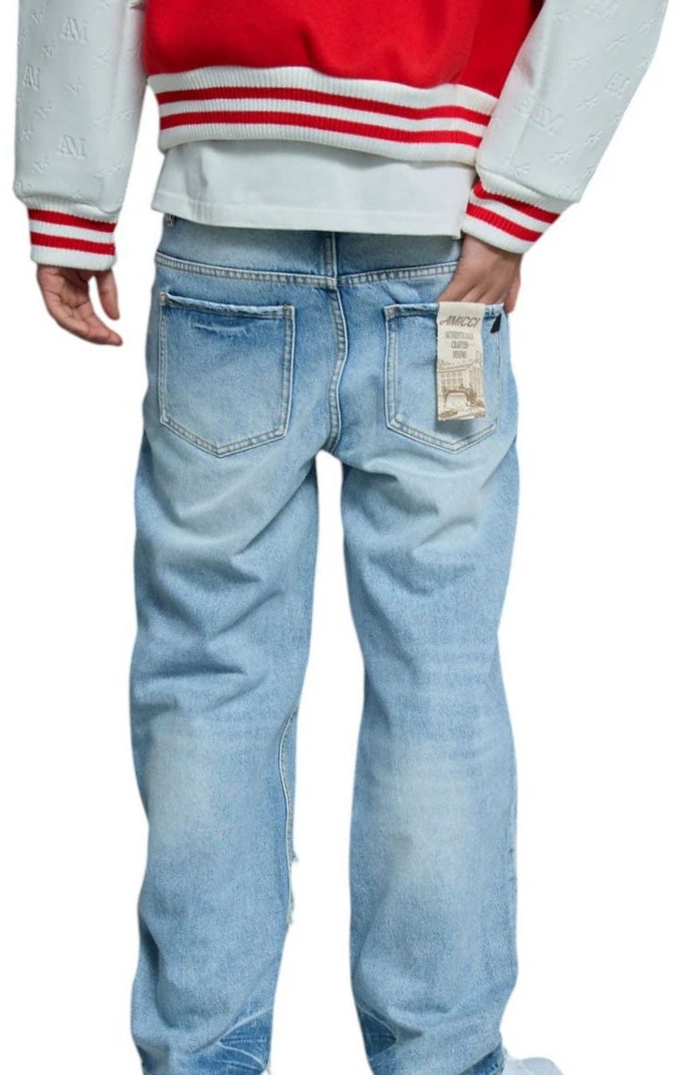 Amicci Heren Jeans Blauw