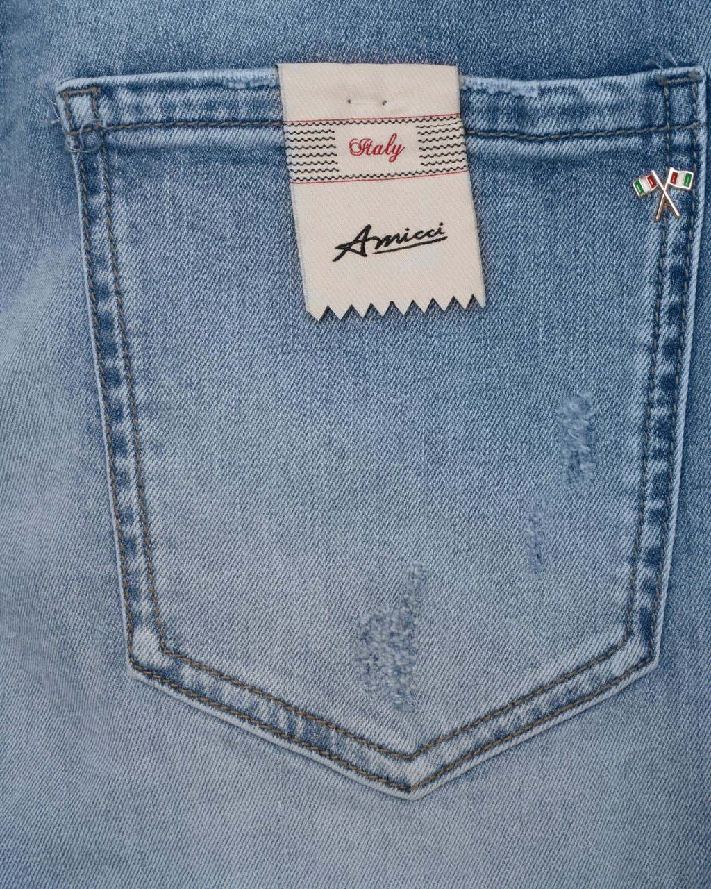 Amicci Sanko Purple Jeans Blauw
