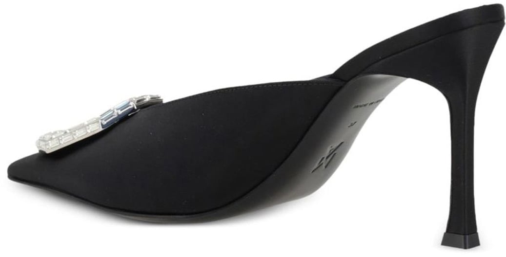 Amina Muaddi Amina Muaddi Camelia 90 Mules Zwart