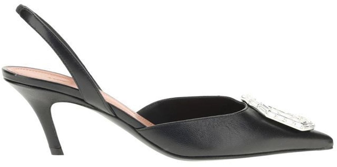 Amina Muaddi Amina Muaddi Camelia 60 Slingback Pumps Zwart
