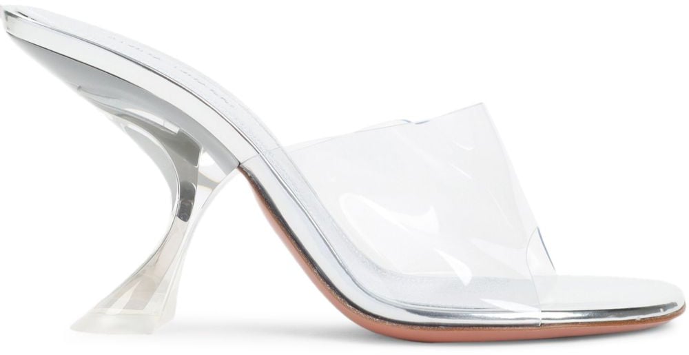 Amina Muaddi Sandals Grey Grijs