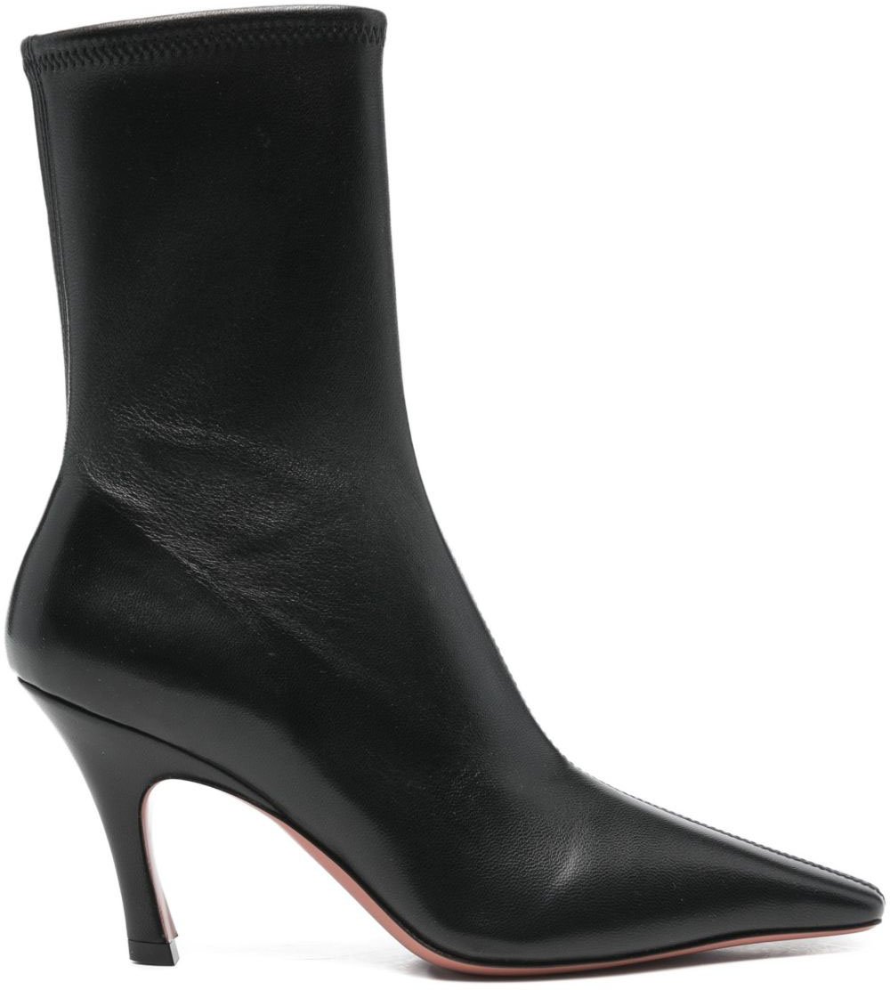 Amina Muaddi Boots Black Zwart