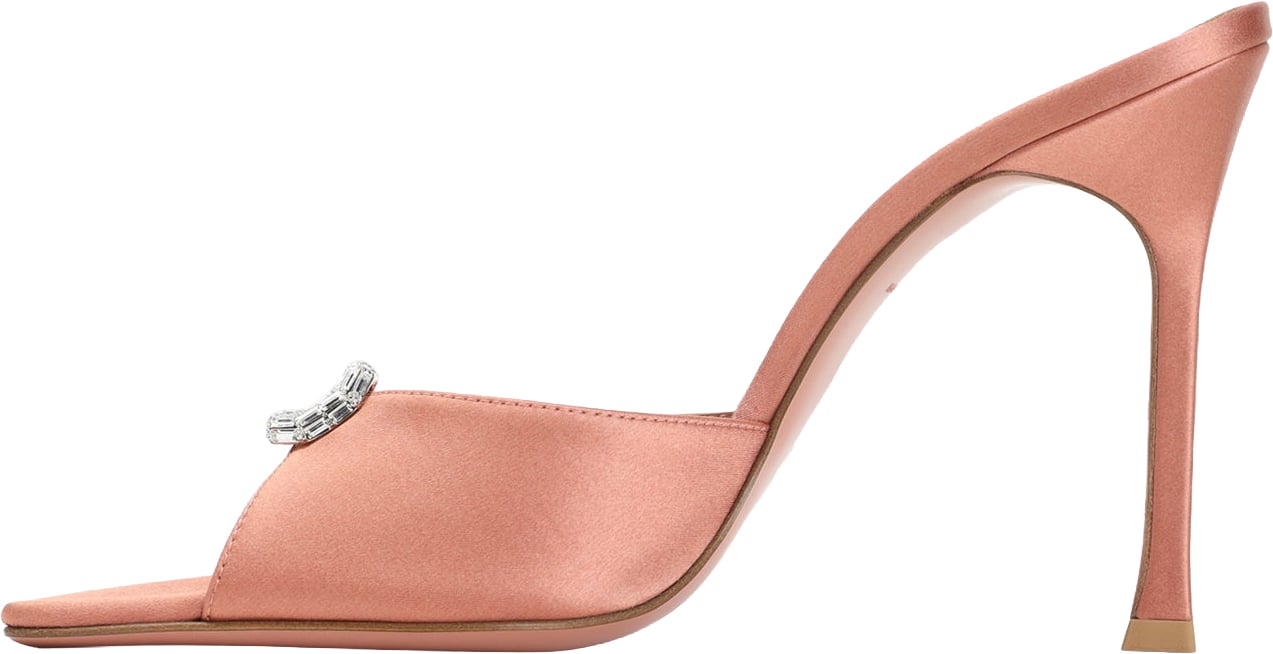 Amina Muaddi Mini Camelia Slipper Divers