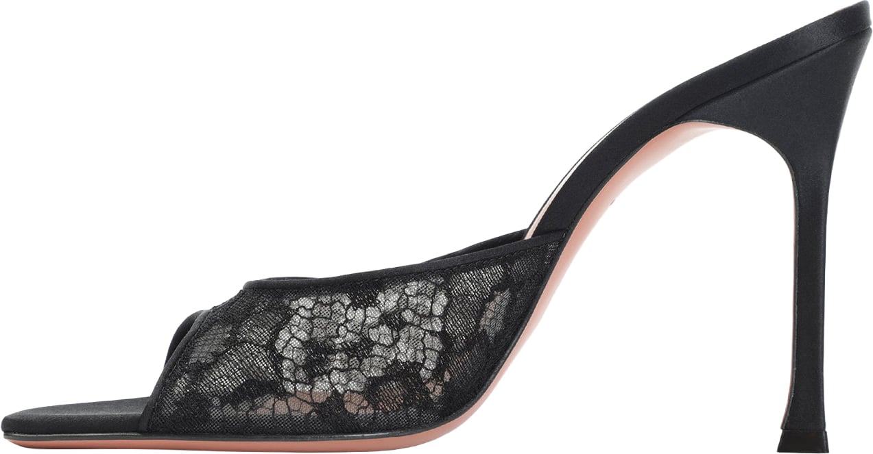 Amina Muaddi Alexa Lace Slipper Divers