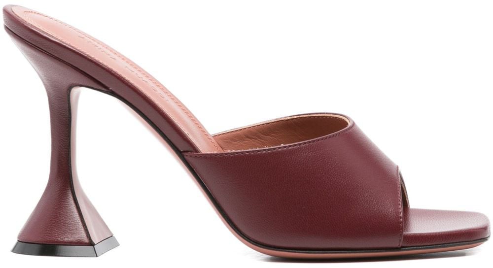 Amina Muaddi Sandals Bordeaux Rood