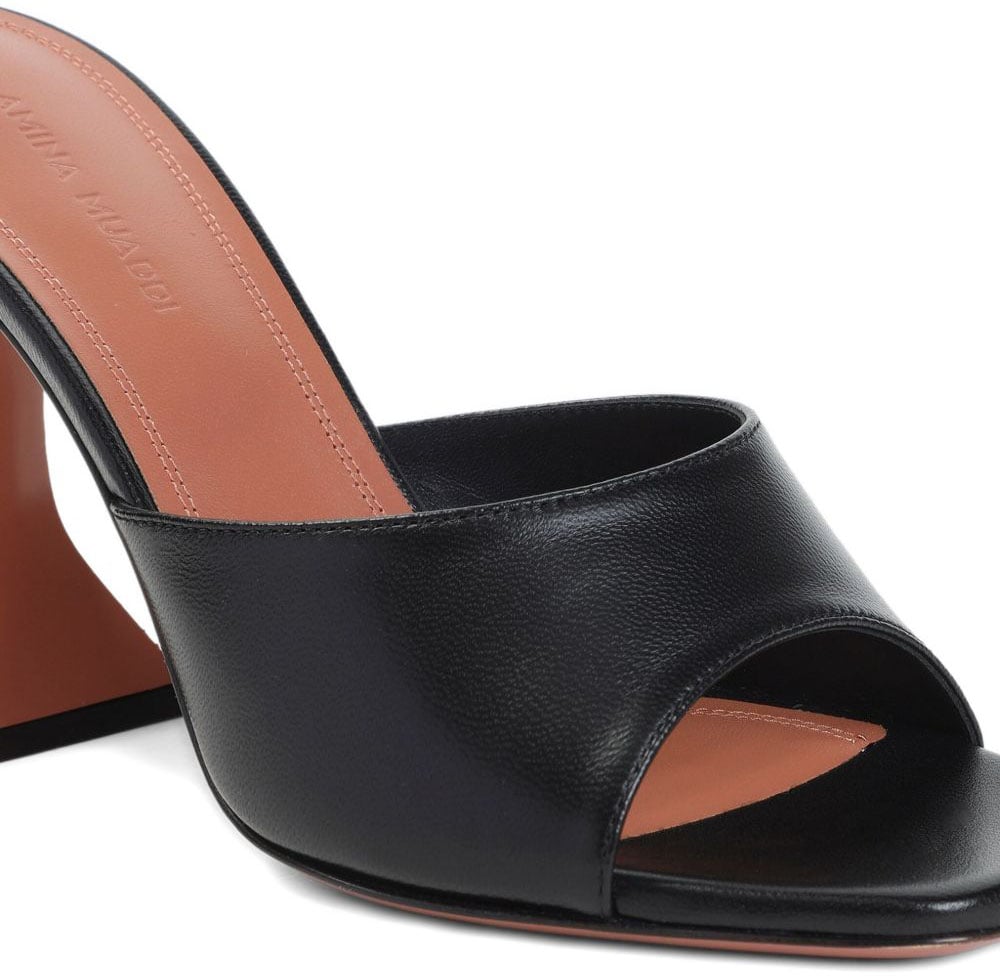 Amina Muaddi Sandals Black Zwart