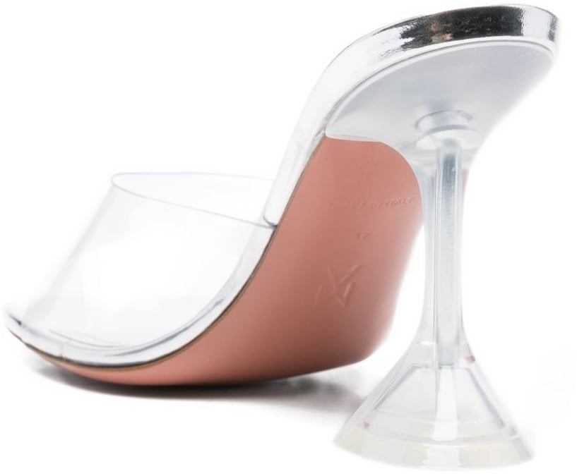 Amina Muaddi Sandals Grey Grijs