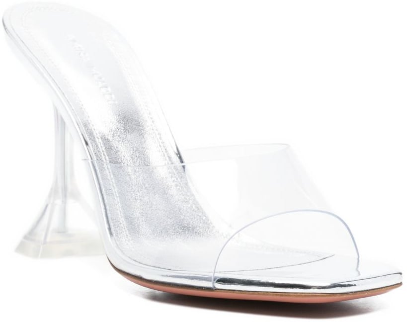 Amina Muaddi Sandals Trasparente Neutraal