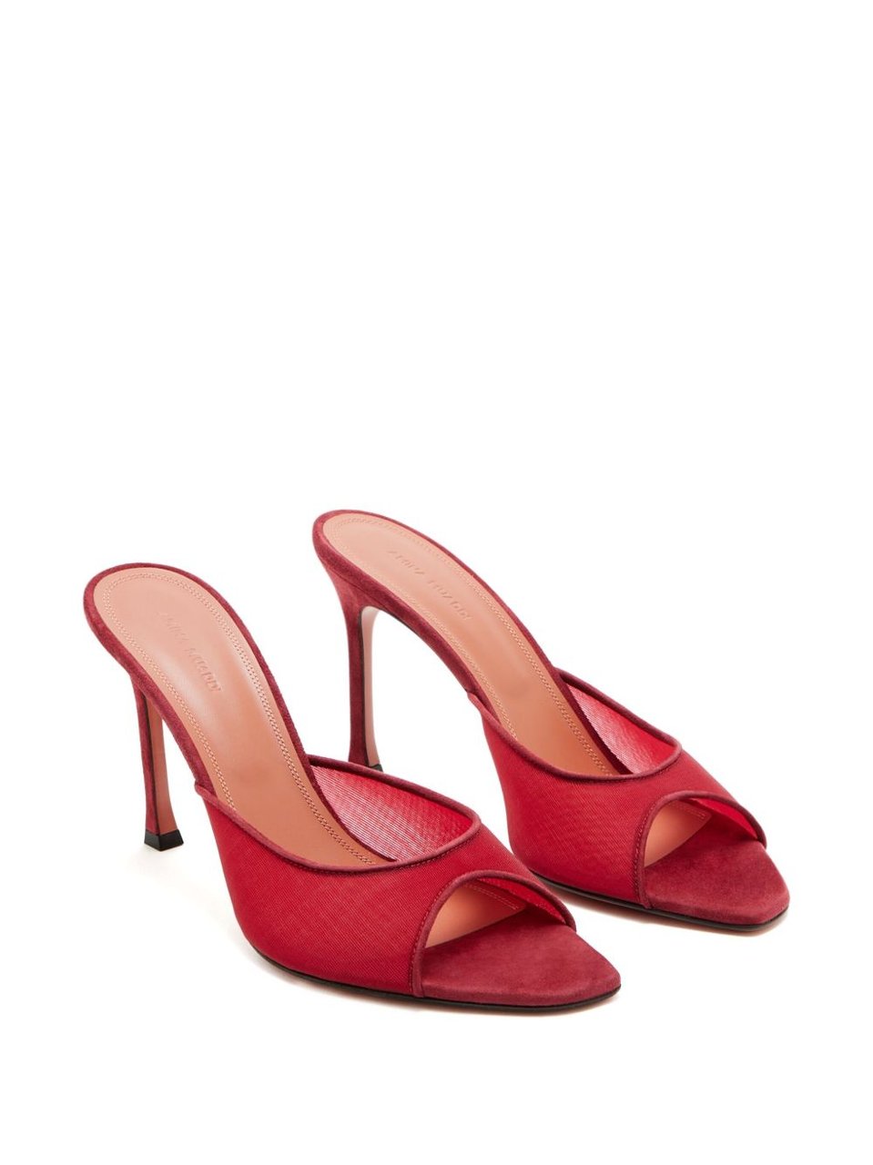 Amina Muaddi Amina Muaddi Sandals Red Rood