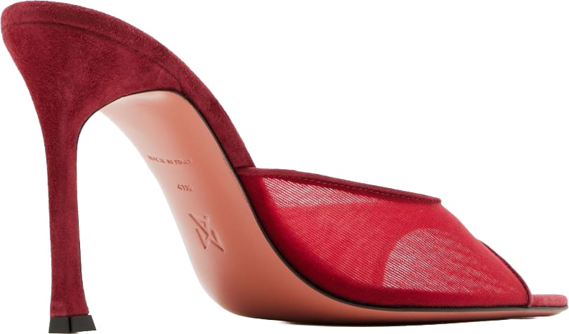 Amina Muaddi Sandals Rosso Rood