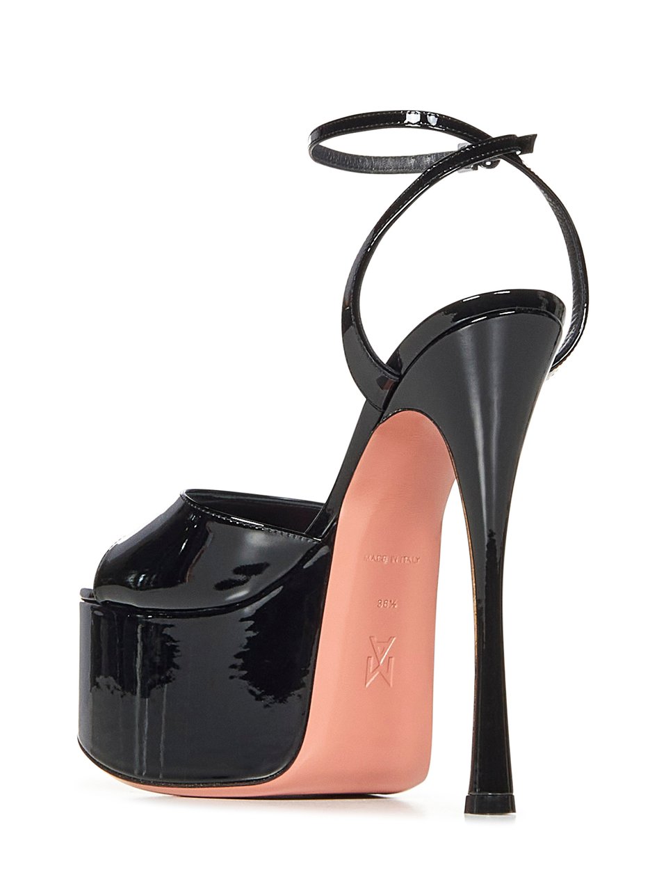 Amina Muaddi Sandals Black Zwart