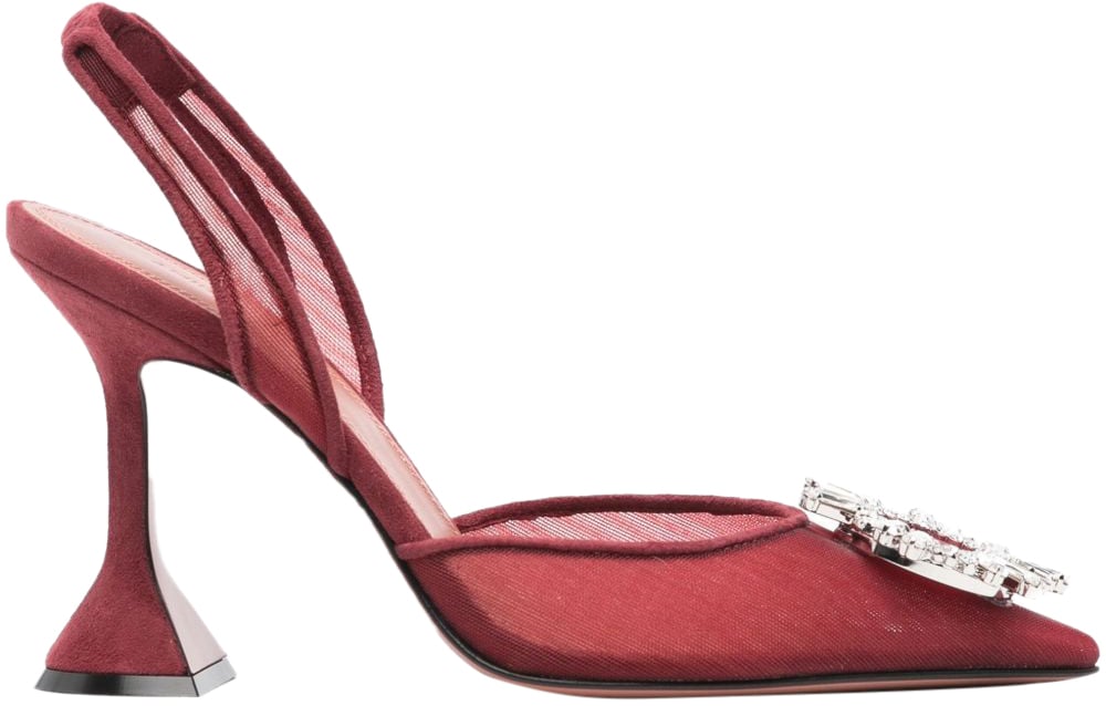 Amina Muaddi Amina Muaddi Sandals Red Rood