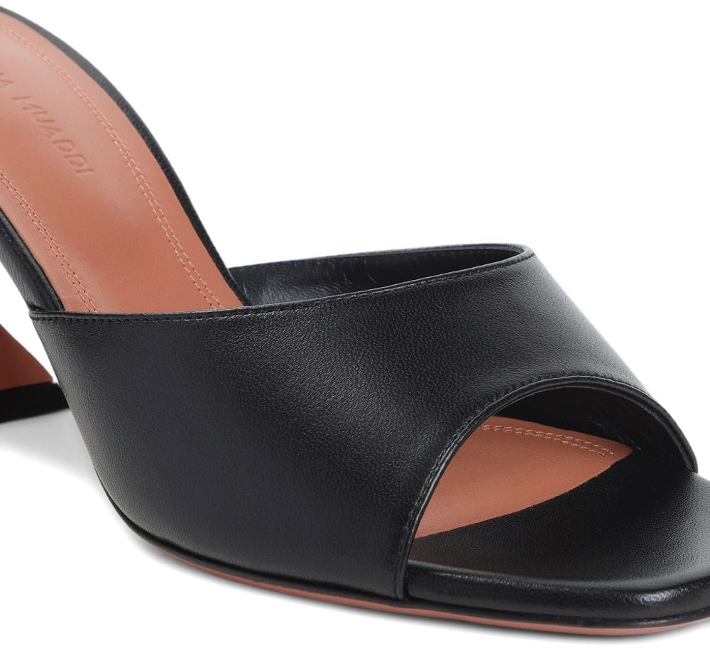 Amina Muaddi Sandals Black Zwart