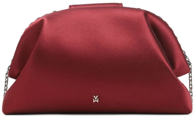 Amina Muaddi Bags Bordeaux Rood