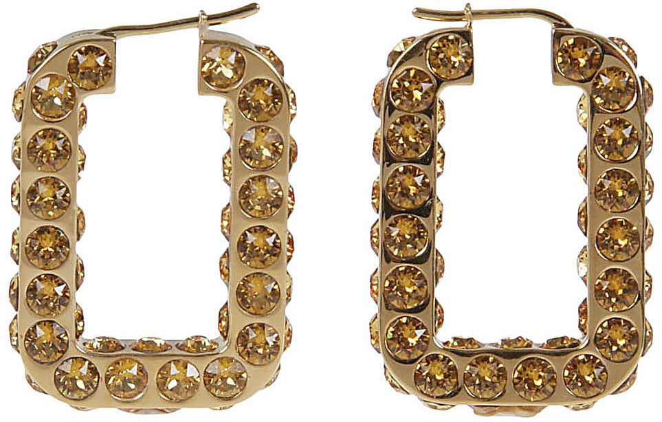 Amina Muaddi Bijoux Golden Goud