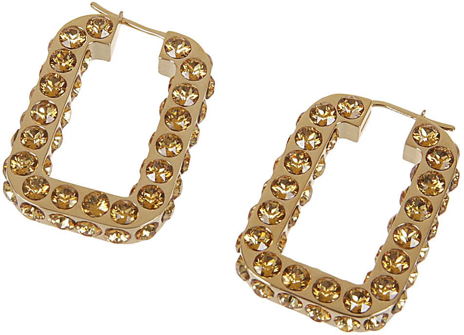 Amina Muaddi Bijoux Golden Goud