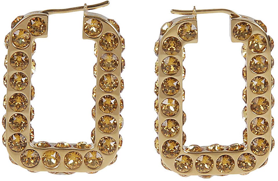 Amina Muaddi Bijoux Golden Goud