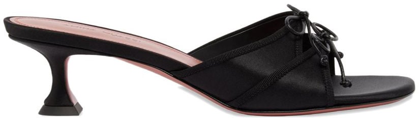 Amina Muaddi Sandals Black Zwart