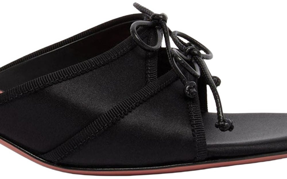 Amina Muaddi Sandals Black Zwart