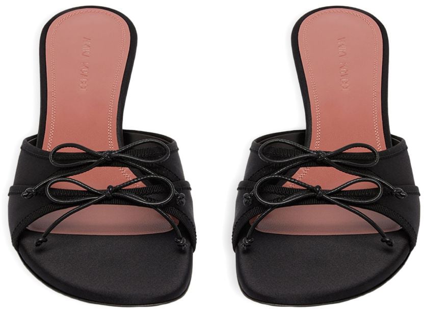 Amina Muaddi Sandals Black Zwart