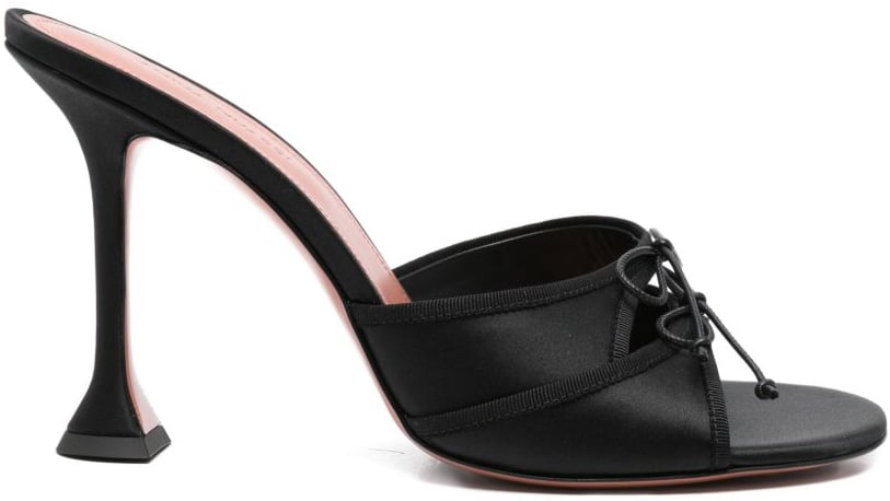 Amina Muaddi Sandals Black Zwart