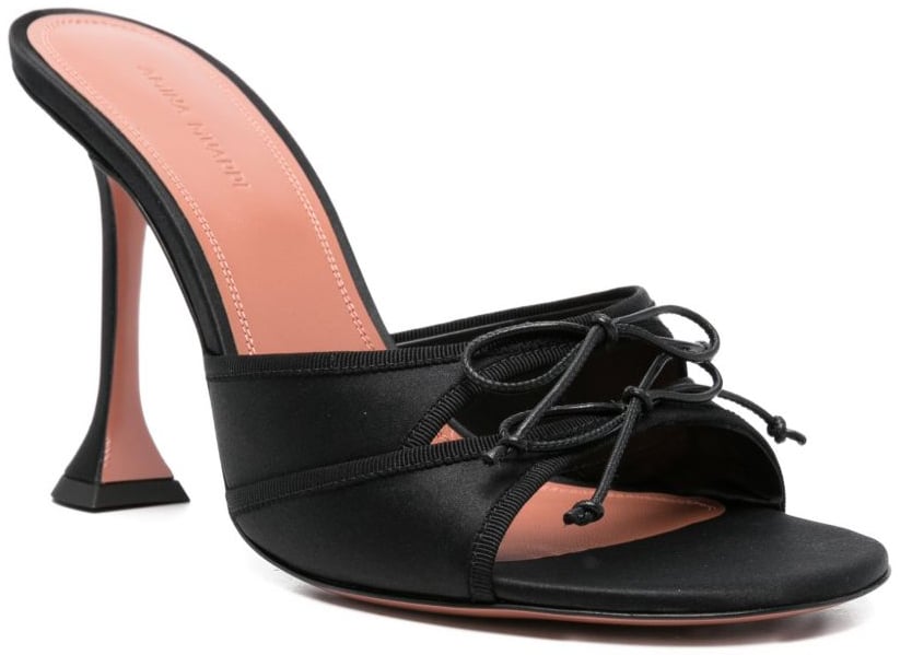 Amina Muaddi Sandals Black Zwart