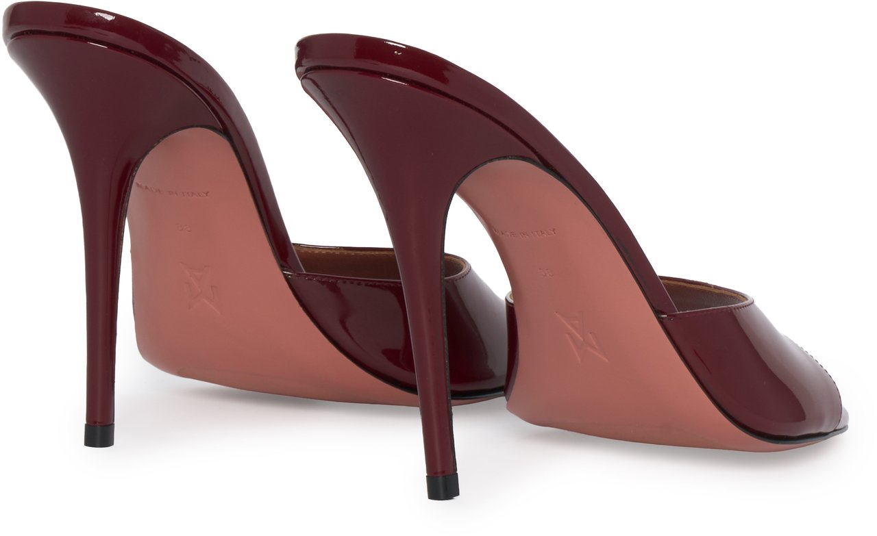 Amina Muaddi Sandals Bordeaux Rood