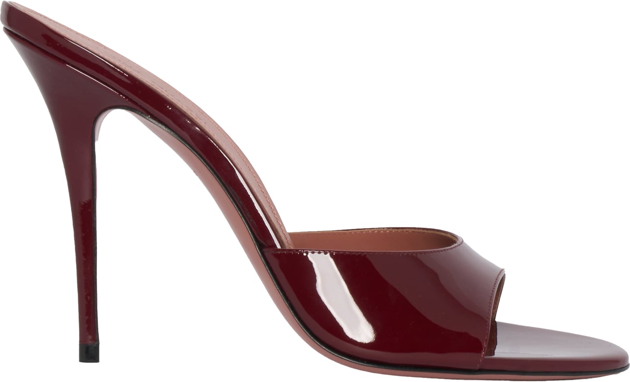 Amina Muaddi Sandals Bordeaux Rood