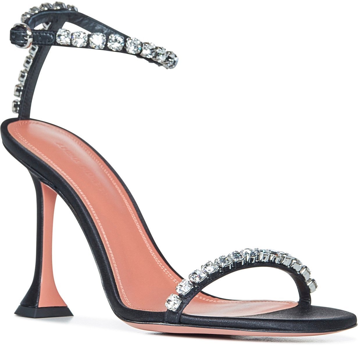 Amina Muaddi Sandals Black Zwart