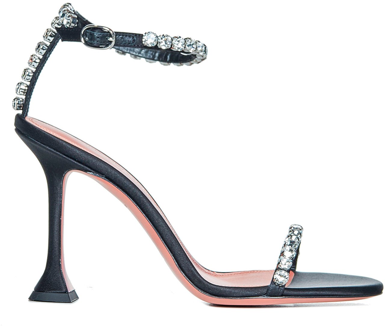 Amina Muaddi Sandals Black Zwart