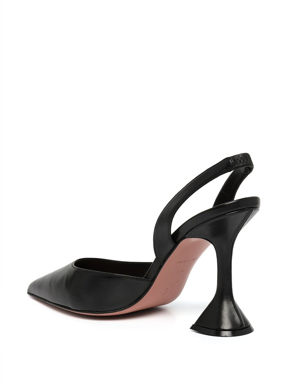 Amina Muaddi With Heel Black Zwart