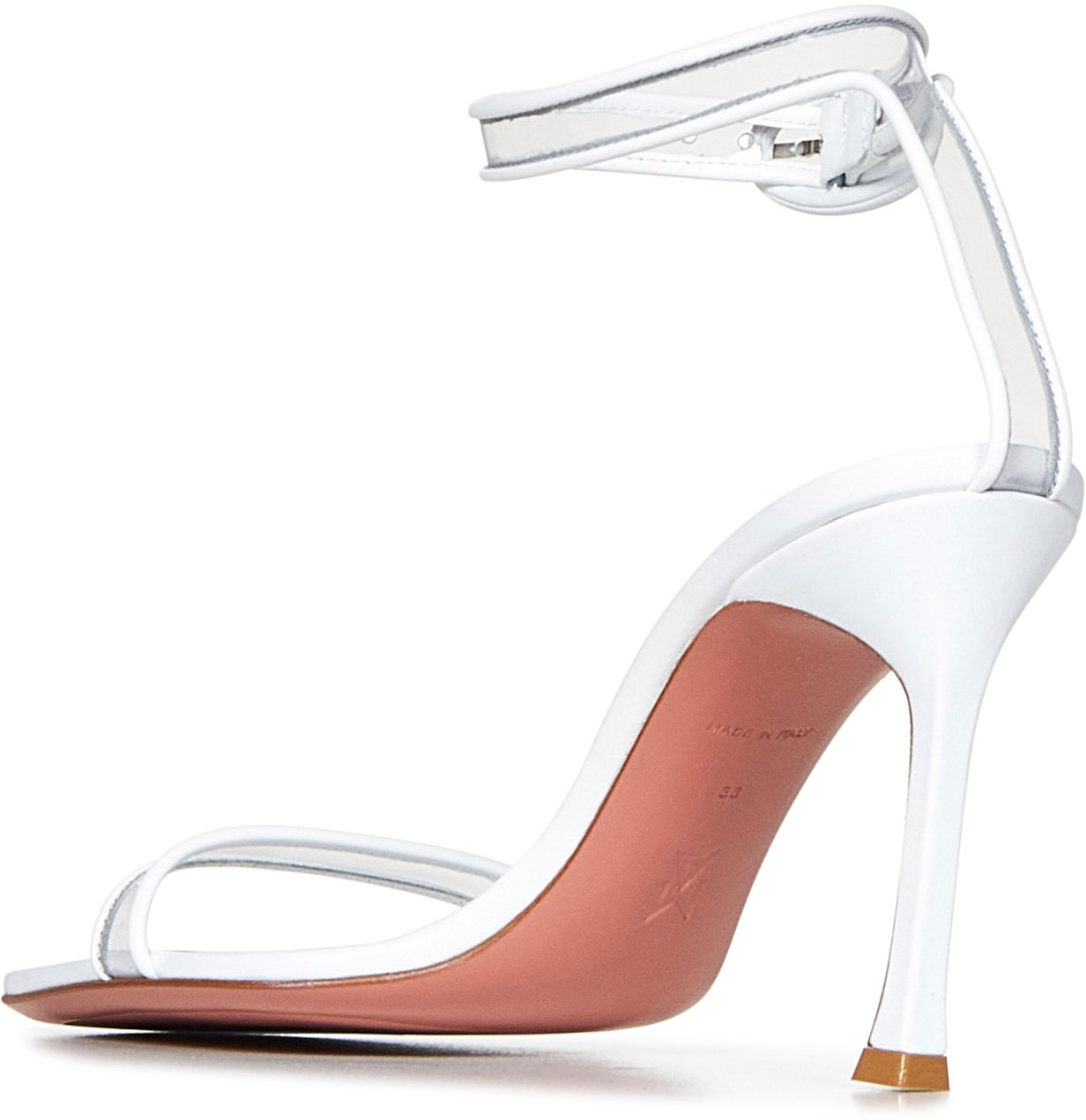 Amina Muaddi Sandals White Wit