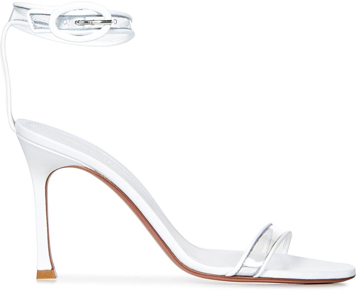 Amina Muaddi Sandals White Wit
