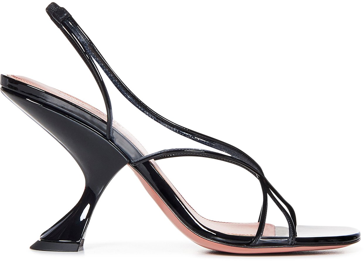Amina Muaddi Sandals Black Zwart