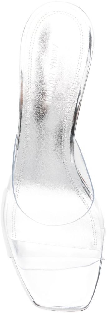 Amina Muaddi Sandals Transparent Neutraal
