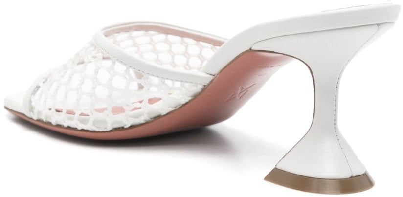 Amina Muaddi Sandals White Wit