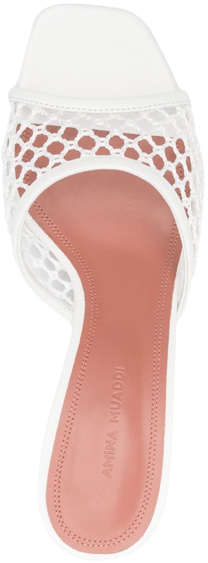 Amina Muaddi Sandals White Wit