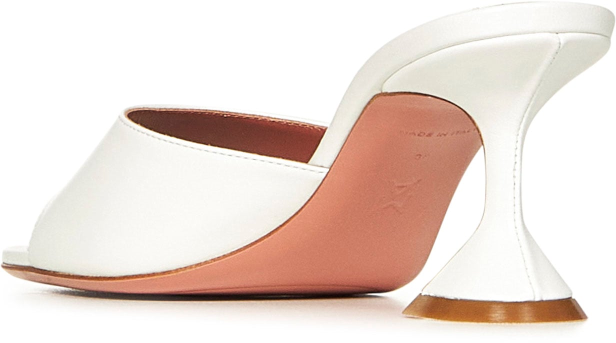 Amina Muaddi Sandals White Wit