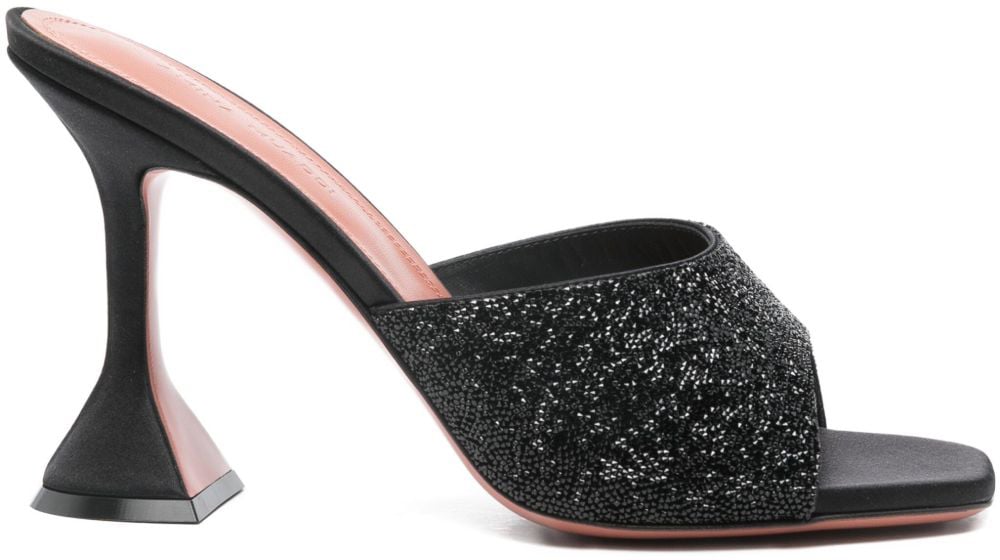 Amina Muaddi Sandals Black Zwart