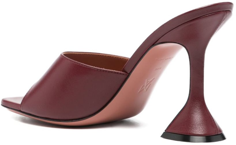 Amina Muaddi Sandals Bordeaux Rood